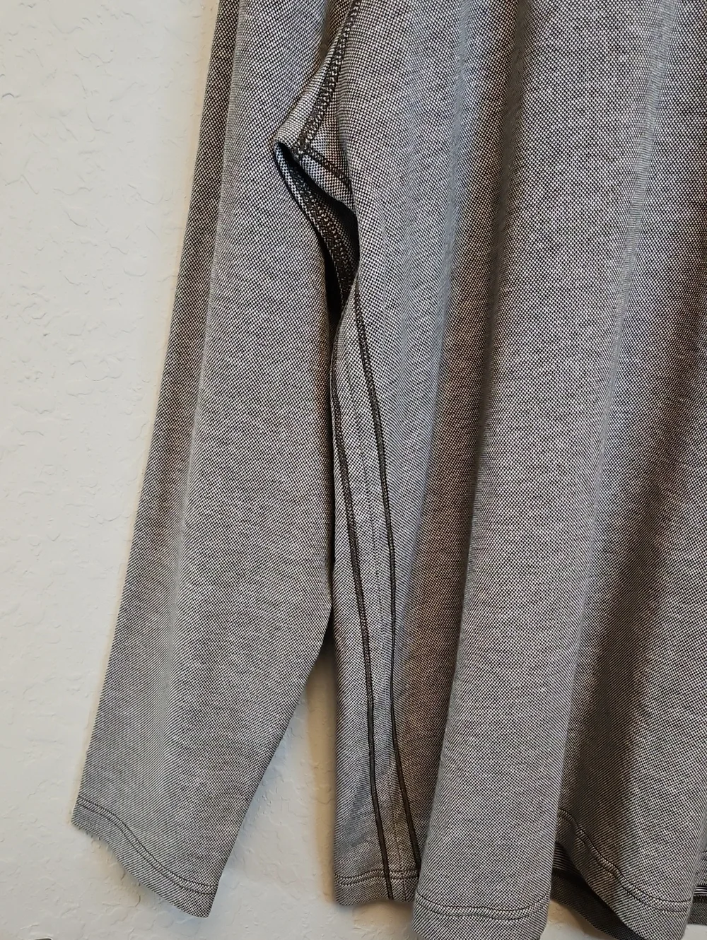 Kirkland Signature Heather Gray Quarter-Zip Pullover, Pima Cotton, XXL NWT